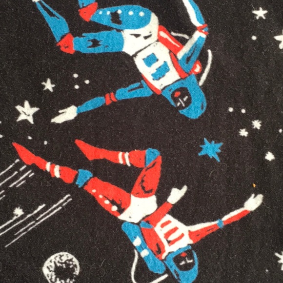 Soft, button up PJs. Astro-print! - Picture 2 of 2